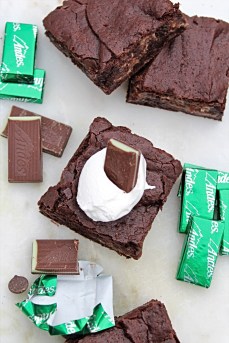 Gluten Free Egg Free Mint Brownies - The Gluten Free Gathering