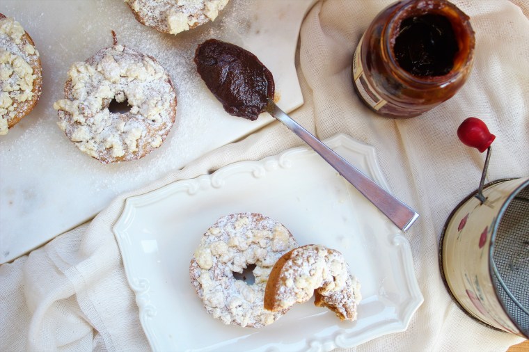 Gluten Free Apple Crumb Donuts - The Gluten Free Gathering