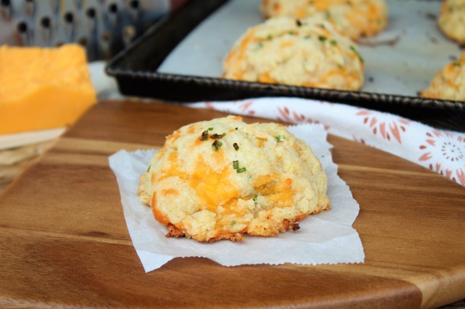gluten free cheddar chive biscuits