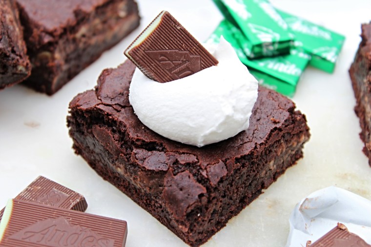 Gluten Free Egg Free Mint Brownies - The Gluten Free Gathering