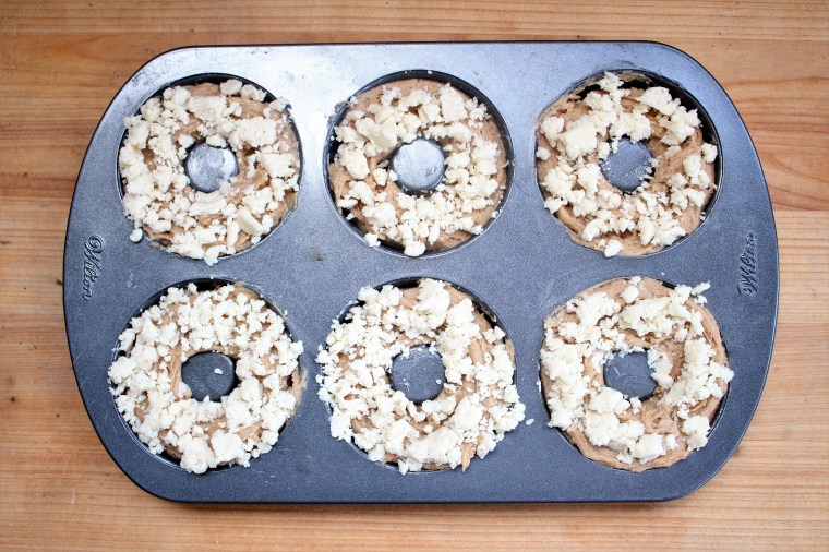 Gluten Free Apple Crumb Donuts - The Gluten Free Gathering