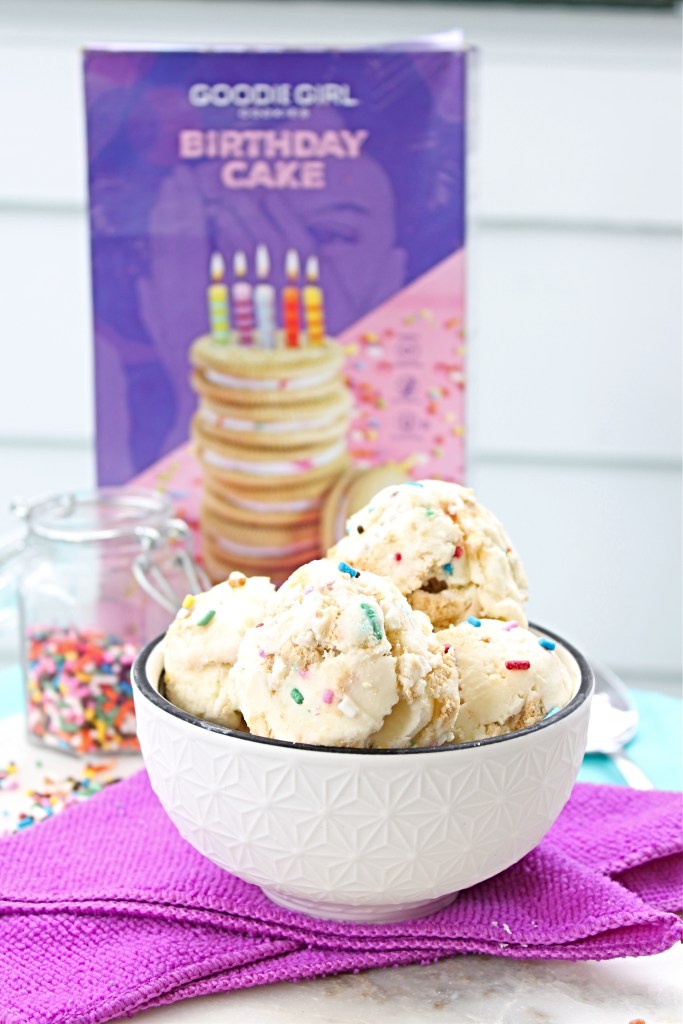 No Churn Funfetti Cookie Ice Cream {Gluten Free} - The Gluten Free Gatheirng