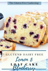 Gluten Free Lemon Blueberry Loaf Cake - The Gluten Free Gathering