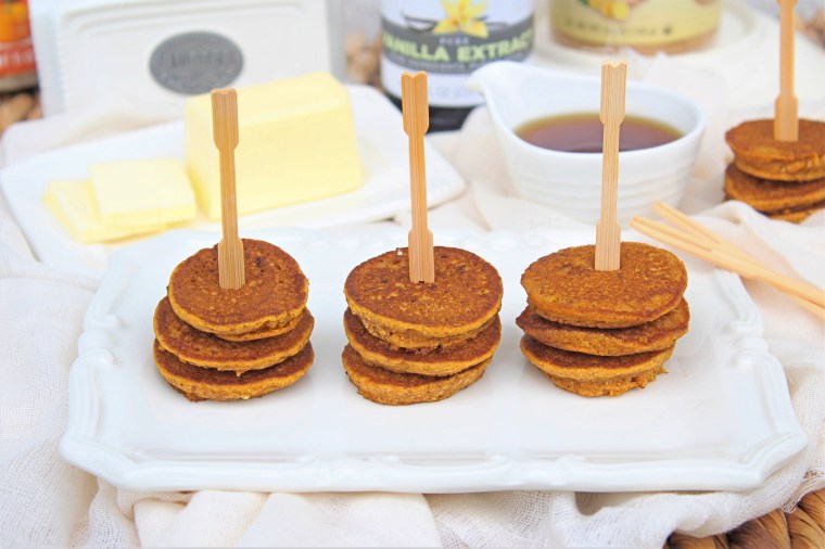 Gluten Free Pumpkin Silver Dollar Pancakes - The Gluten Free Gathering