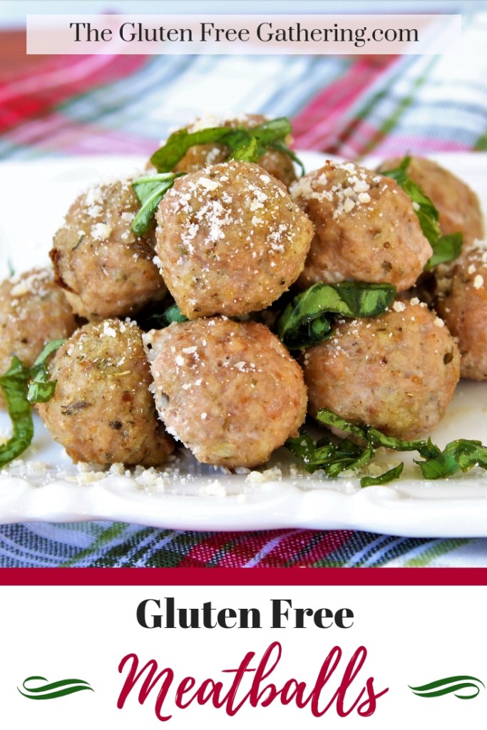 These little miniature meatballs are bursting with flavor and ready for you to add to your favorite dishes. Gluten Free never tasted so good! Gluten Free Meatballs - The Gluten Free Gathering #meatballs #glutenfreemeatballs #dinner #glutenfreedinner #appetizers #glutenfreeappetizers #gamedayfood #gameday #glutenfreegameday #glutenfreegamedayfood