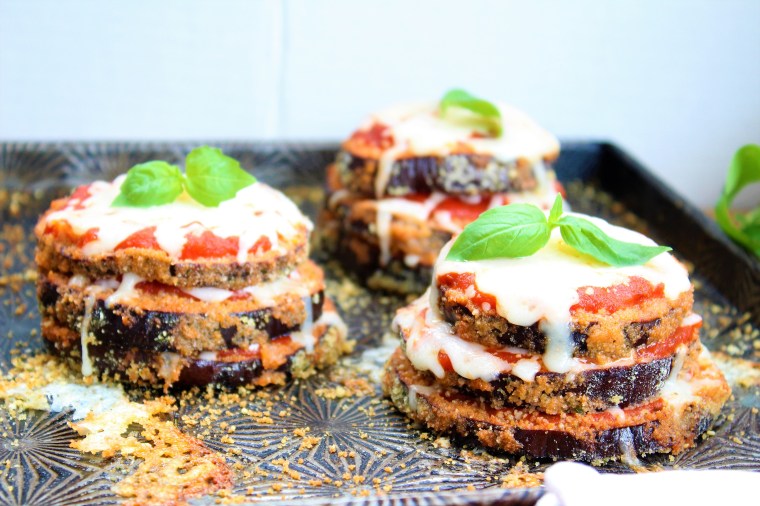 Gluten Free Eggplant Parmesan Stacks - The Gluten Free Gathering
