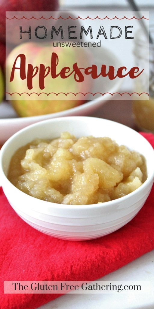 Homemade Applesauce The GLuten Free Gathering
