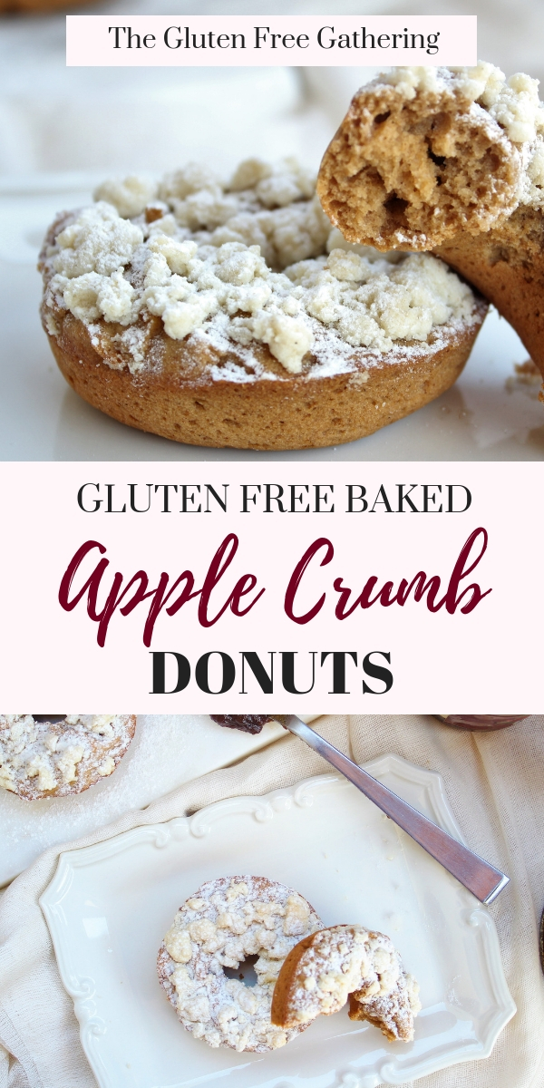 Gluten Free Apple Crumb Donuts - The Gluten Free Gathering