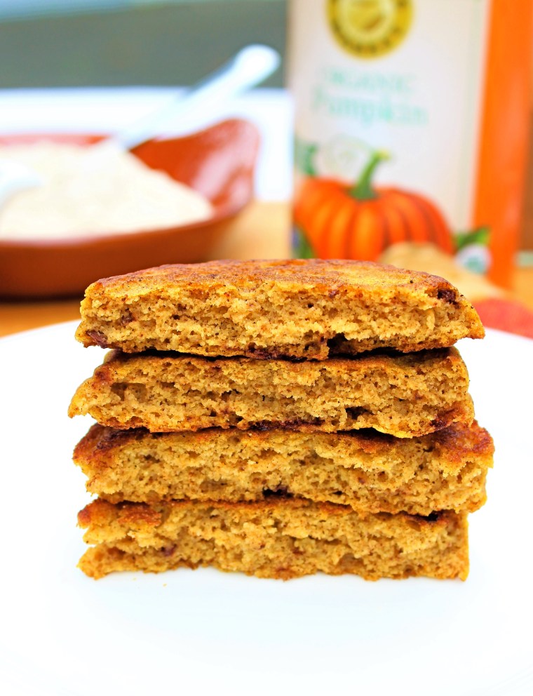 Gluten Free Pumpkin Pancakes - light and fluffy