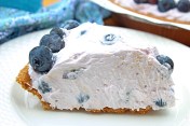 No Bake Gluten Free Blueberry Yogurt Pie - The Gluten Free Gathering