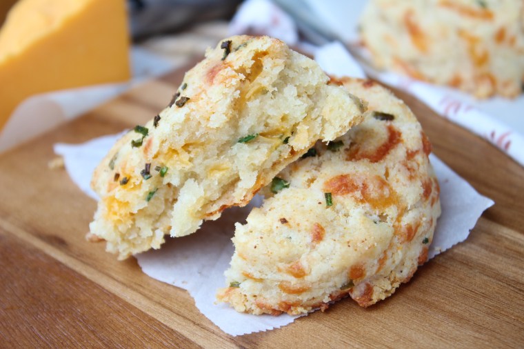Gluten Free Cheddar Chive Biscuits