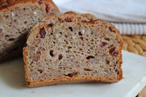 Gluten Free Sourdough Pecan Cranberry